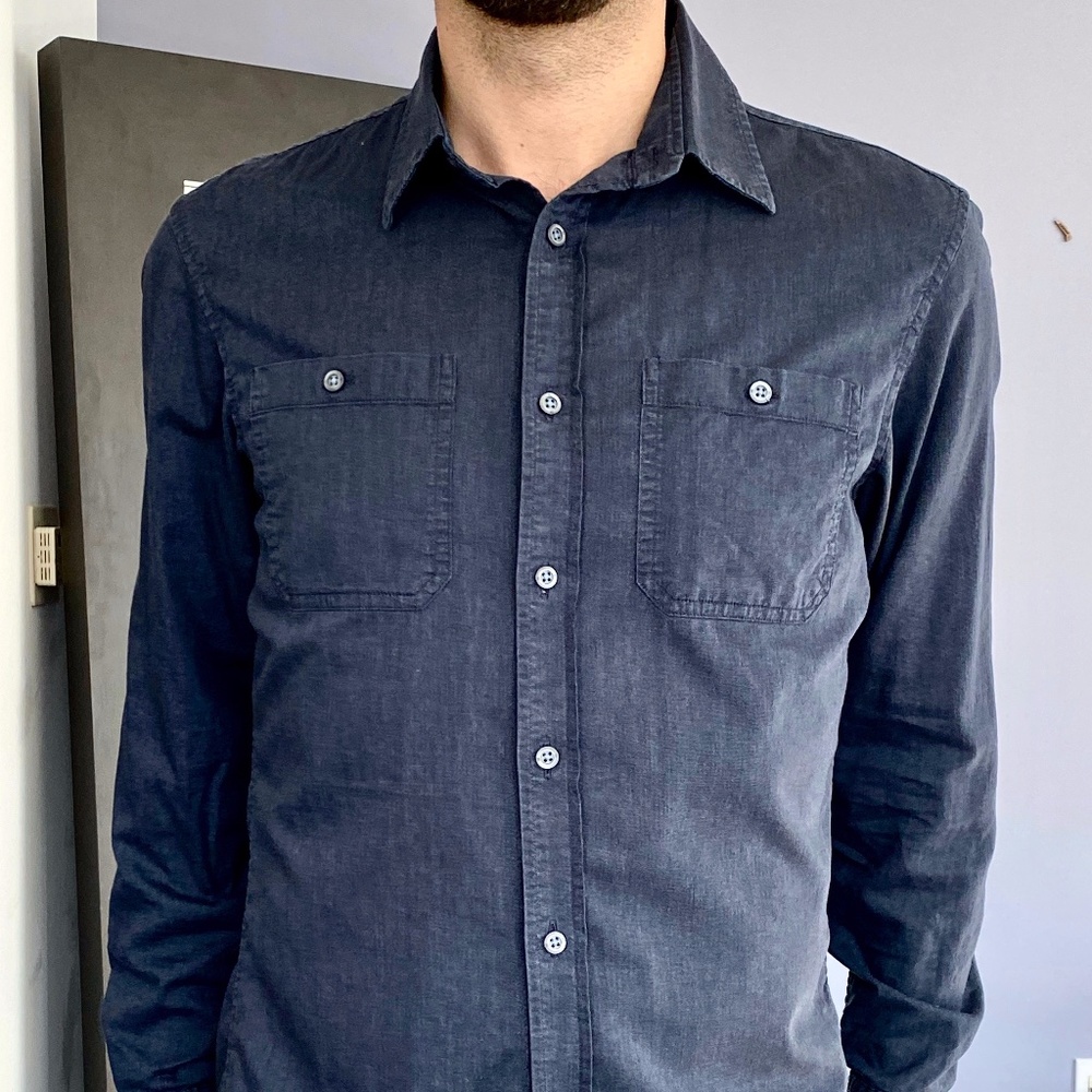 Banana Republic - Dark Blue Soft Cargo Shirt